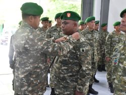 Dandim Ponorogo Pimpin Acara Pelantikan Kenaikan Pangkat Anggota Periode 1 April 2026