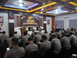 Kapolres Wonogiri Tekankan Disiplin dan Kesiapsiagaan Personel dalam Arahan Pimpinan