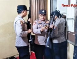 Polsek Porong Gelar Alarm Stelling Sispam Perkuat Pengamanan Mako