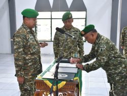 Dandim Ponorogo Pimpin Acara Laporan Korps Serah Terima Jabatan Pama