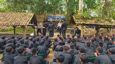 Polri Kawal Ketat Longmarch PSHT di Purwantoro, 187 Peserta Ikuti Kenaikan Sabuk Putih
