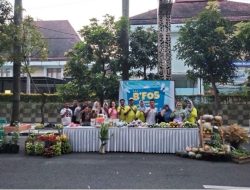 Promosikan Pangan Lokal dan Inovasi Teknologi Pertanian, DKPP Bojonegoro Buka Pasar B’FOS di CFD