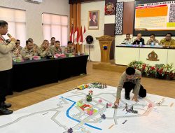 Polres Wonogiri Gelar Tactical Floor Game, Perkuat Kesiapsiagaan Antisipasi Gangguan Kamtibmas