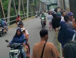 Motor Ditemukan Tanpa Pemilik di Jembatan Ngujur, Diduga Pemiliknya Menceburkan Diri