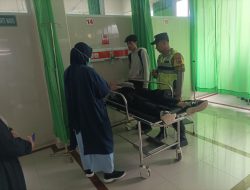 Dua Motor Tabrakan di Simpang Tiga Pracimantoro, Kedua Pengendara Masuk Rumah Sakit