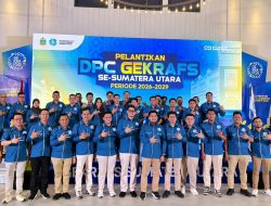 Pengukuhan DPW Gekrafs Sumatera Utara dan Pelantikan Pengurus DPC se Sumut, Tegaskan Peran Strategis Ekraf di Daerah