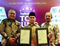 4 Kali Berturut-turut Perumdam Mojopahit Mojokerto Meraih Penghargaan TOP BUMD Awards 2026 dan Golden Trophy