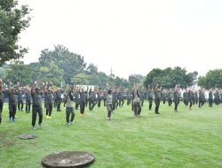 Kodim Ponorogo Gelar Olahraga Bersama Wujudkan Fisik Prima Sukseskan Tugas Pokok