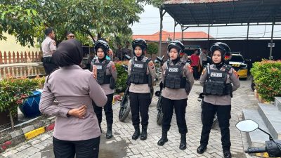 Polwan Jenggala Presisi Polresta Sidoarjo Patroli Roda Dua Jaga Kamtibmas Kota