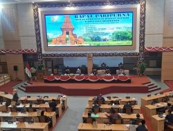 DPRD Kabupaten Mojokerto Gelar Rapat Paripurna Pandangan Bupati atas Empat Raperda Strategis