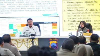 Tim Itwasum Polri Laksanakan Klarifikasi dan Monitoring Pengendalian Mutu Pengawasan Internal di Polda Jateng