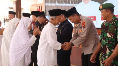 Jamaah Calon Haji Wonogiri 2026 Pamitan, Polres Wonogiri Siap Dukung Kelancaran dan Keamanan