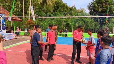Bupati Wonogiri Buka Turnamen Voli Antar SD di Paranggupito, Polisi Pastikan Kegiatan Aman