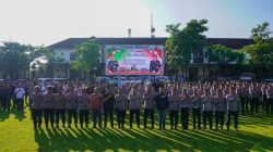 Polres Jombang Gelar Apel Pelayanan Peringatan Hari Buruh Internasional