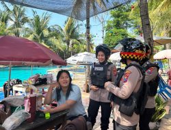 Polwan Polresta Sidoarjo Ajak Warga Jaga Kamtibmas