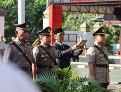 Kapolres Wonogiri Pimpin Upacara Penyerahan Jabatan Kapolsek Bulukerto dan Sertijab Kasat Binmas