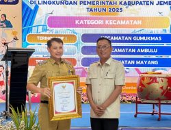 Gumukmas Ukir Sejarah Sebagai Predikat Kecamatan Inovatif se Kabupaten Jember