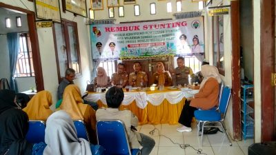 Gelar Rembuk Stunting, Kades Hujan Mas: Peran Masyarakat Kunci Penanganan Stunting di Desa