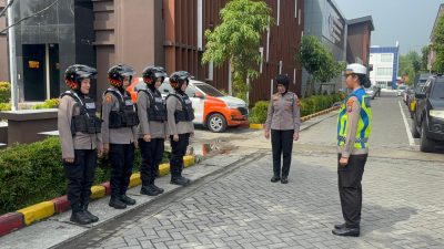 Patroli Roda Dua, Polwan Jenggala Presisi Polresta Sidoarjo Jaga Kamtibmas