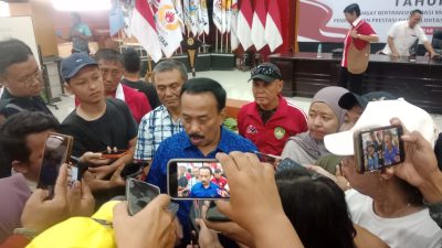 Samanhudi Anwar Unggul 22-15 di Musorkot KONI Kota Blitar, Sorot Intervensi Pemda dan Tekankan Pentingnya Putra Daerah