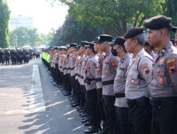 Apel Pelayanan Aksi Unras Digelar di Halaman Kantor Gubernur Jateng, Personel Ditekankan Humanis dan Tanpa Senjata Api