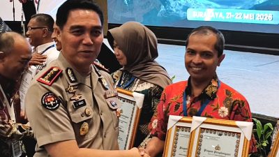 Humas Polresta Sidoarjo Raih Dua Penghargaan di Rakernis Bidhumas Polda Jatim 2026