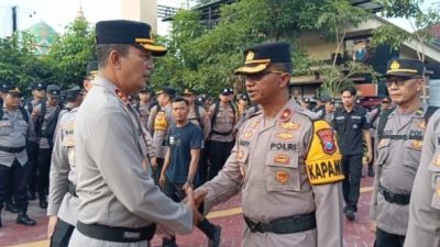 Apel Tactical Game Digelar, Polresta Sidoarjo Perkuat Pengamanan Pilkades Serentak 2026