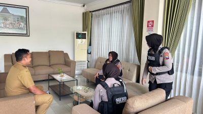 Polwan Jenggala Presisi Polresta Sidoarjo Patroli Kamtibmas Pasca Pilkades Serentak 2026