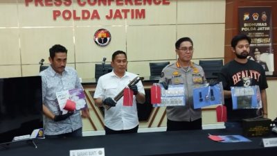 Subdit Jatanras Ditreskrimum Polda Jatim Tangkap Komplotan Curat Lintas Provinsi, Beraksi di 13 TKP