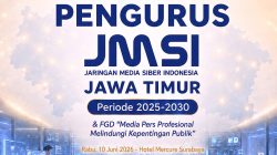Selamat & Sukses Pelantikan Pengurus JMSI Jawa Timur