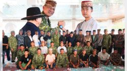 Damai Bermartabat, Adat Lampung Satukan Kembali Pemuda Pekurun dan Personel Brigif Way Rarem