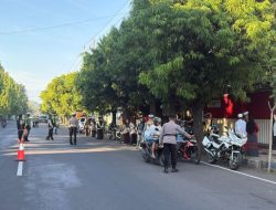 Dalam Rangka Mengurangi Angka Kecelakaan, Satlantas Polres Situbondo Gelar Razia Gabungan di Jalan Argopuro