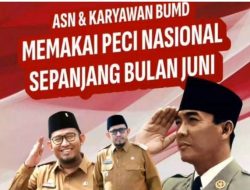 Peringati Bulan Bung Karno ke-81, Bupati Sumenep Achmad Fauzi Ajak Seluruh Laki-Laki ASN dan Karyawan BUMD Pakai Peci