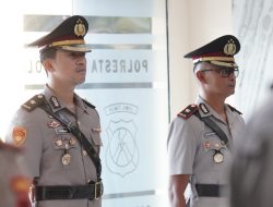 Kapolresta Sidoarjo Pimpin Sertijab Kapolsek Taman, Tekankan Integritas dan Pelayanan Prima