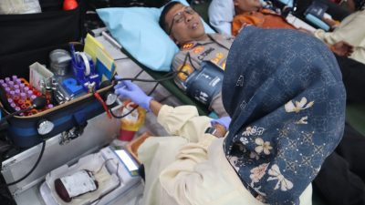 Jelang Hari Bhayangkara ke-80, Polresta Sidoarjo Gelar Donor Darah