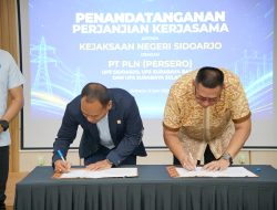 PLN UP3 Sidoarjo dan Kejari Perpanjang Kerja Sama Penanganan Permasalahan Hukum Perdata dan TUN