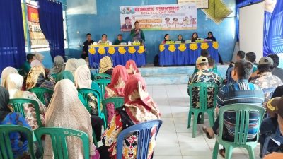 Wujudkan Aksi Nyata, Pemdes Tanjung Jaya Gelar Rembuk Stunting Libatkan Seluruh Stakeholder