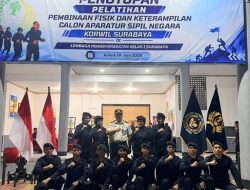 Tempa Integritas, 62 CPNS Pemasyarakatan Korwil Surabaya Jalani Pembaretan