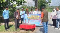 Wujud Nyata Dana Desa, Pemdes Banjar Wangi Bangun Jalan Lapen 414 M x 3 M di Bedeng Empat
