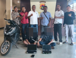 Polres Lombok Timur Tangkap Dua Pemuda Pelaku Rampas Motor dan HP di Pringgabaya