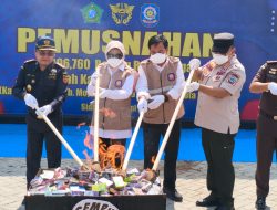 Pemkab Sidoarjo dan Bea Cukai Musnahkan 9 Juta Batang Rokok Ilegal, Selamatkan Potensi Kerugian Negara Rp8,8 Miliar