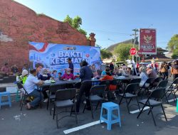 Sambut HUT Bhayangkara ke-80, Polres Wonogiri Layani 90 Warga Lewat Cek Kesehatan Gratis dan Skrining TB di CFD