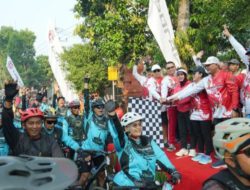 Ribuan Penghobi Sepeda Gowes Berbagai Daerah Meriahkan Reses Fun Adventure Bike Hari Jadi Kota Mojokerto ke-108