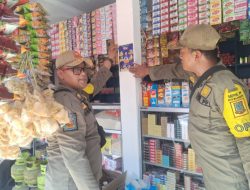 Satpol PP Kota Mojokerto Bersama KPPBC TMP B Sidoarjo dan Tim Gabungan Lakukan Operasi Rokok Ilegal