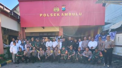 HUT Bhayangkara ke-80, Polsek Ambulu Perkuat Sinergi dan Berikan Santunan Anak Yatim