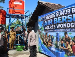 Polres Wonogiri Hadirkan Sumber Air Bersih, Warga Tegalharjo Tak Lagi Kesulitan Hadapi Musim Kemarau
