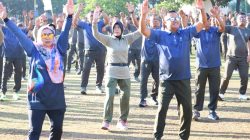 Kodim Ponorogo Gelar Olahraga Bersama dan Coffee Morning