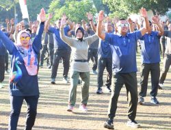 Kodim Ponorogo Gelar Olahraga Bersama dan Coffee Morning