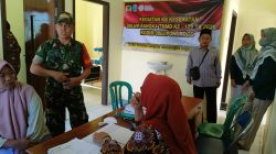 Kodim Ponorogo Gelar Safari KB Kes, Sasaran Non Fisik TMMD ke 129