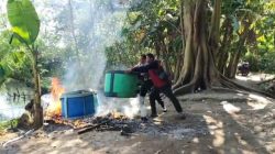 Gerak Cepat Tindak Laporan Warga, Polsek Tulangan Musnahkan Arena Sabung Ayam